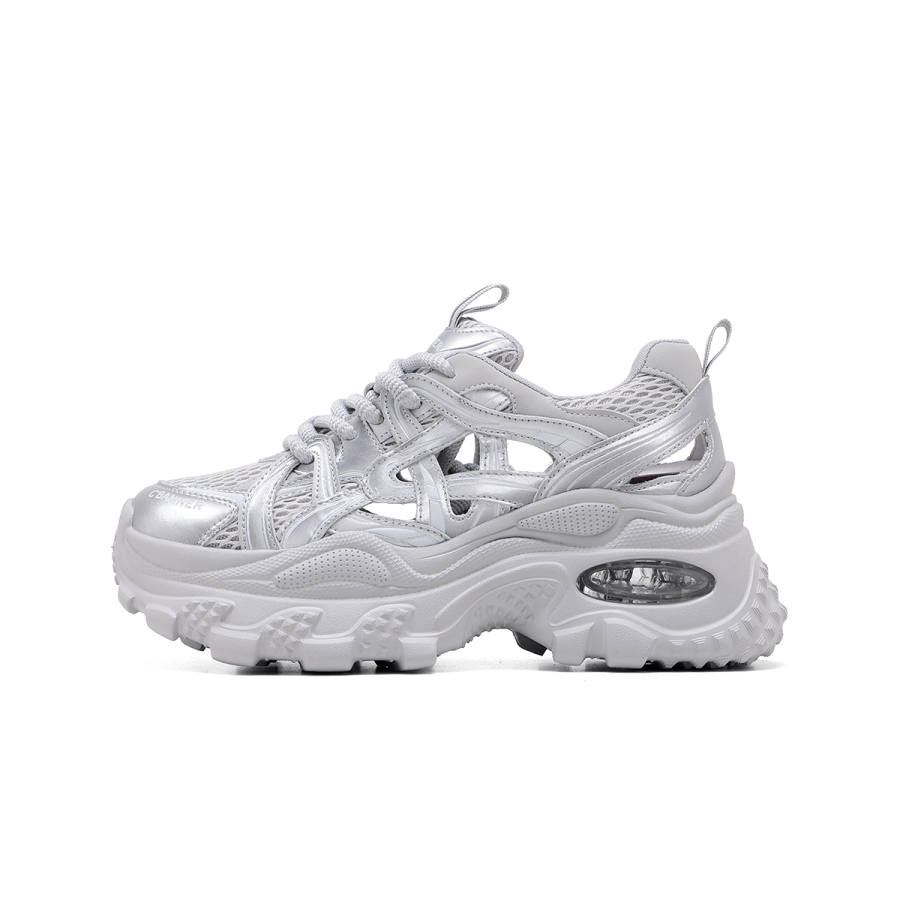C°BANNER Slip Resistant Abrasion Resistant Low top Chunky Sneakers Women's