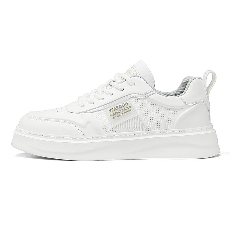 YEARCON Synthetic Leather Breathable Low top Skateboard Shoes Men's