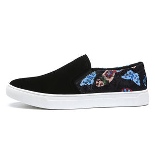 GZZ Casual Shoes Men's Low Top Black