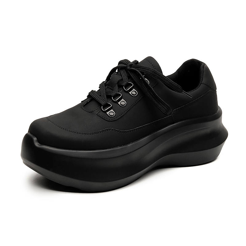 V ZERO FIVE V ZERO FIVE Microfiber Leather Casual Shoes Men's Black