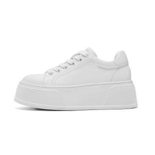 MUX Cow Leather Low top Skateboard Shoes Women's Ecru
