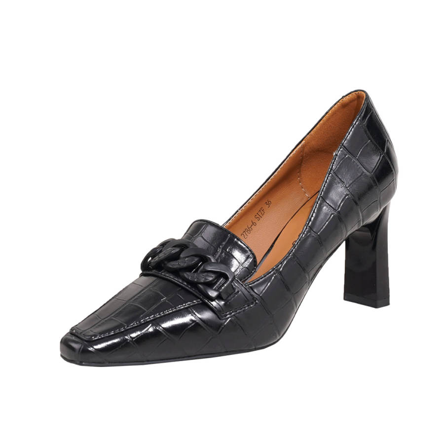 GUDIANFENGDU Block Heel High Heels 7.5cm Women's