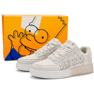 The Simpsons Height Increasing Low top Skateboard Shoes Unisex
