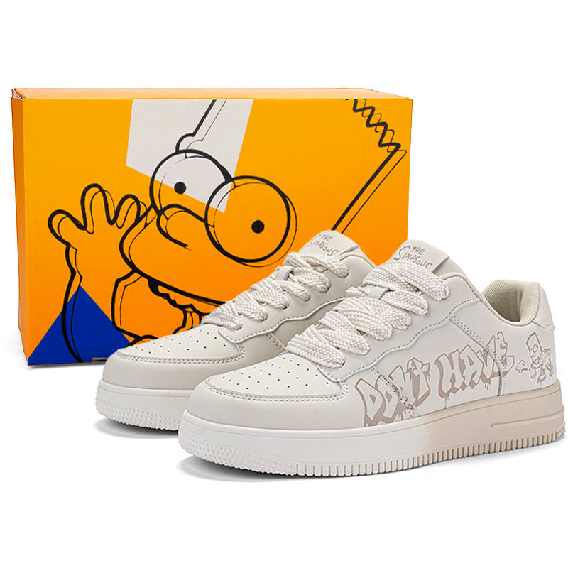 The Simpsons Height Increasing Low top Skateboard Shoes Unisex