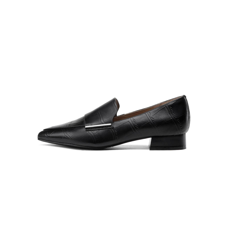 GOLDLION Loafers Women's Black/Beige