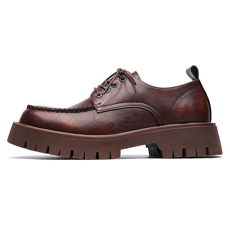 KAQIAODI Men's Casual Shoes Men's Low Top Brown