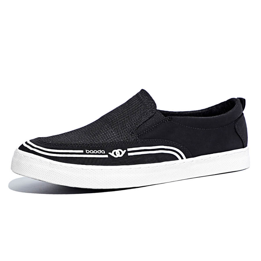 Baoda Casual Shoes Men's Low Top Gray/Black White/Gray Green