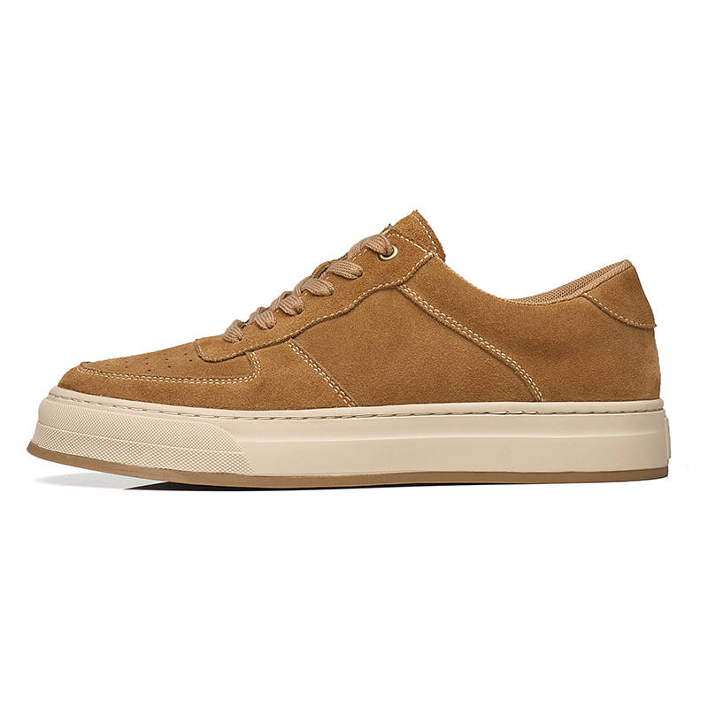 SHUPATE Cow Split Leather Low top Skateboard Shoes Men's