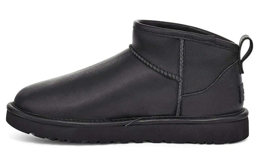 UGG UGG Classic Ultra Mini Leather 'Black' Women's