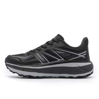 LAHOO Cushioning Low top Casual Shoes Unisex Black Gray
