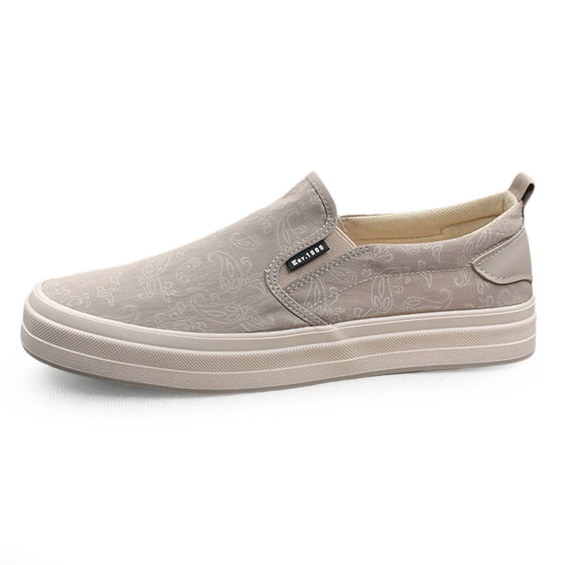 SENJIALUO Men's Casual Shoes Men's Low Top Black