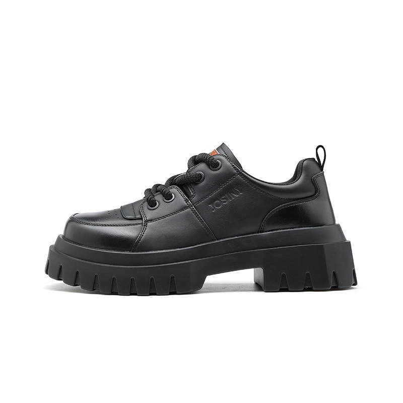 JOSINY Synthetic Leather Casual Shoes Men's Black