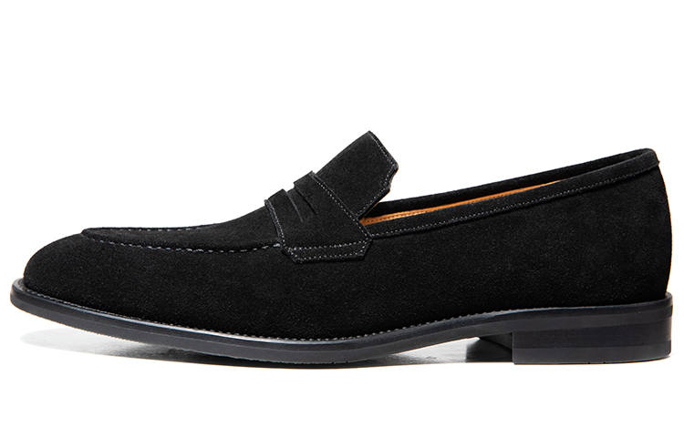 THOM WILLS Slip on Suede Leather Shoes Casual Shoes Men's