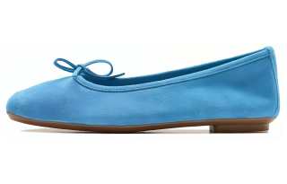Reqins Suede Casual Shoes Women's Blue