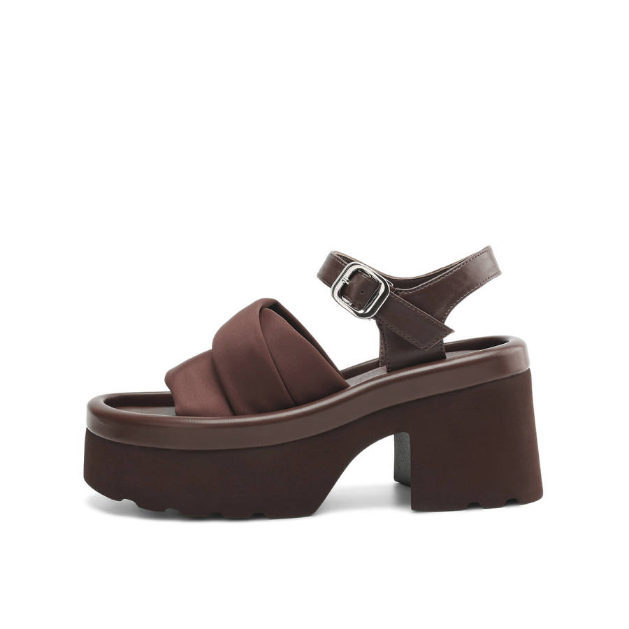 Rosa Bianca Sheepskin One Strap Sandals Women's