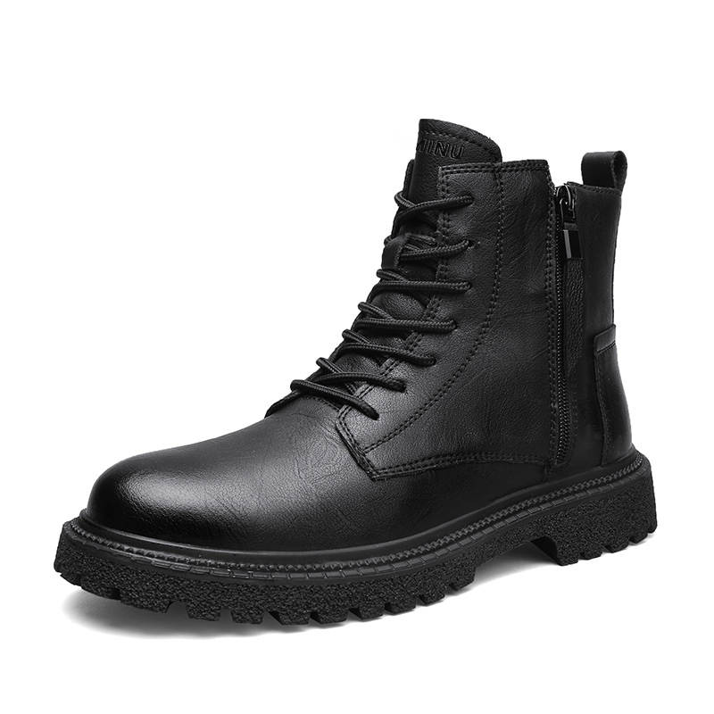 YIMINU Ankle Boots Men's Black