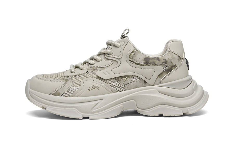 HLA Synthetic Leather Low top Chunky Sneakers Men's