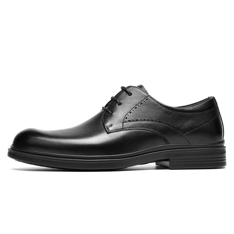 AOKANG Dress Shoes Men's Low Top Black