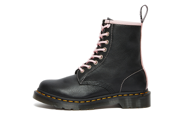 Dr.Martens Dr. Martens 1460 Contrast Leather Lace Up Boots 'Black Pink' Women's