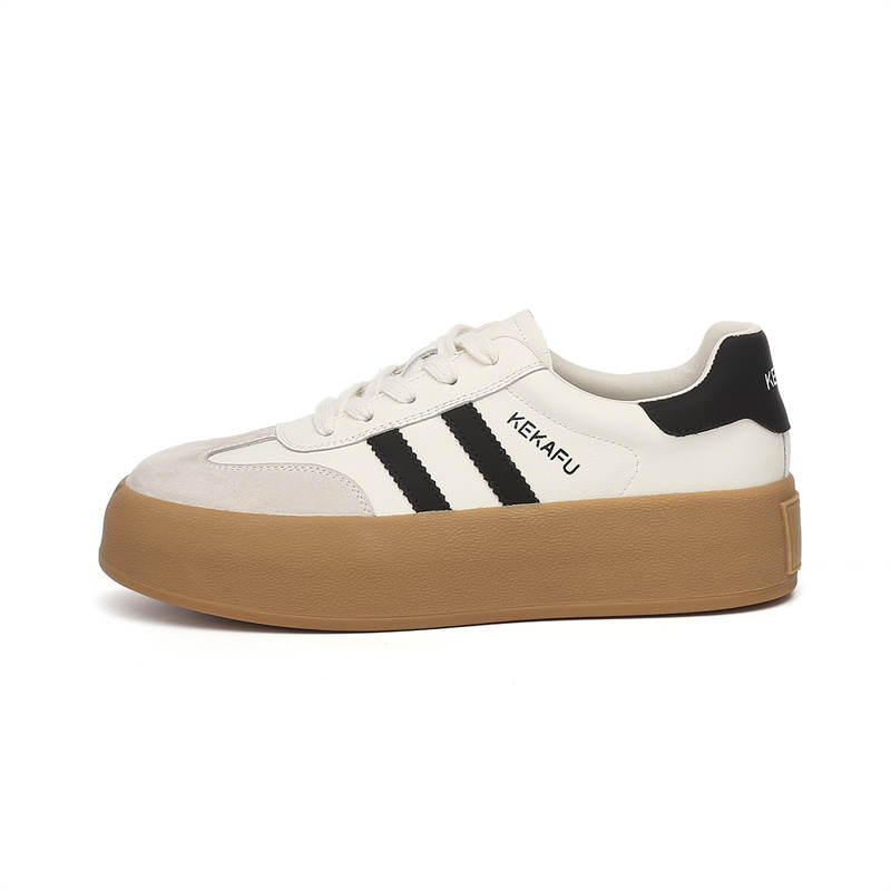 KEKAFU Height Increasing Slip Resistant Low top Skateboard Shoes Women's
