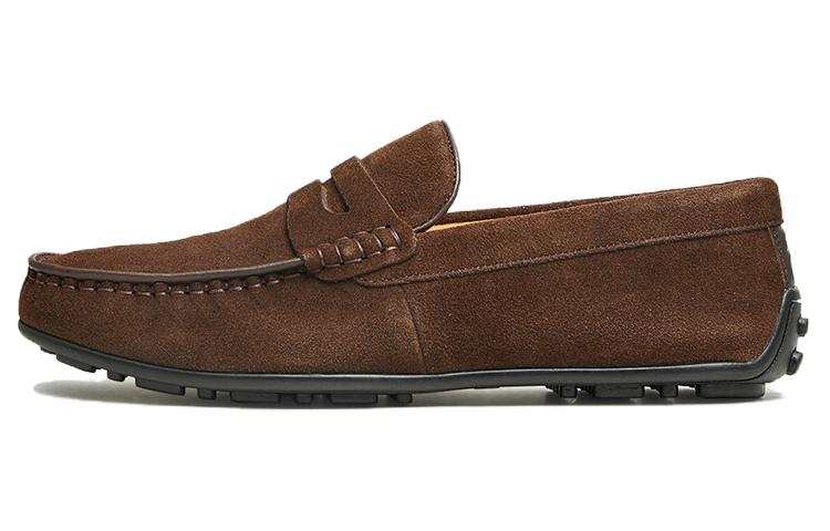 Tata Tata Casual Leather Shoes Men's Low Top Solid Color