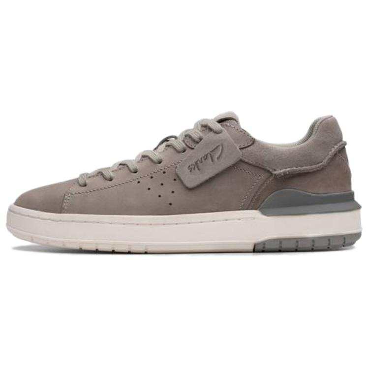 Clarks Courtlite 2 Run Cow Leather Abrasion Resistant Abrasion Resistant Low top Skateboard Shoes Men's Gray