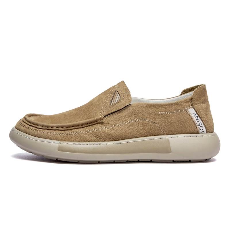 JOSINY Cow Leather Casual Shoes Men's Brown