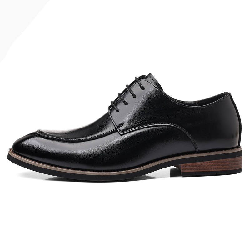 POPULAR ROUSE PR Cow Split Leather Dress Shoes Men's