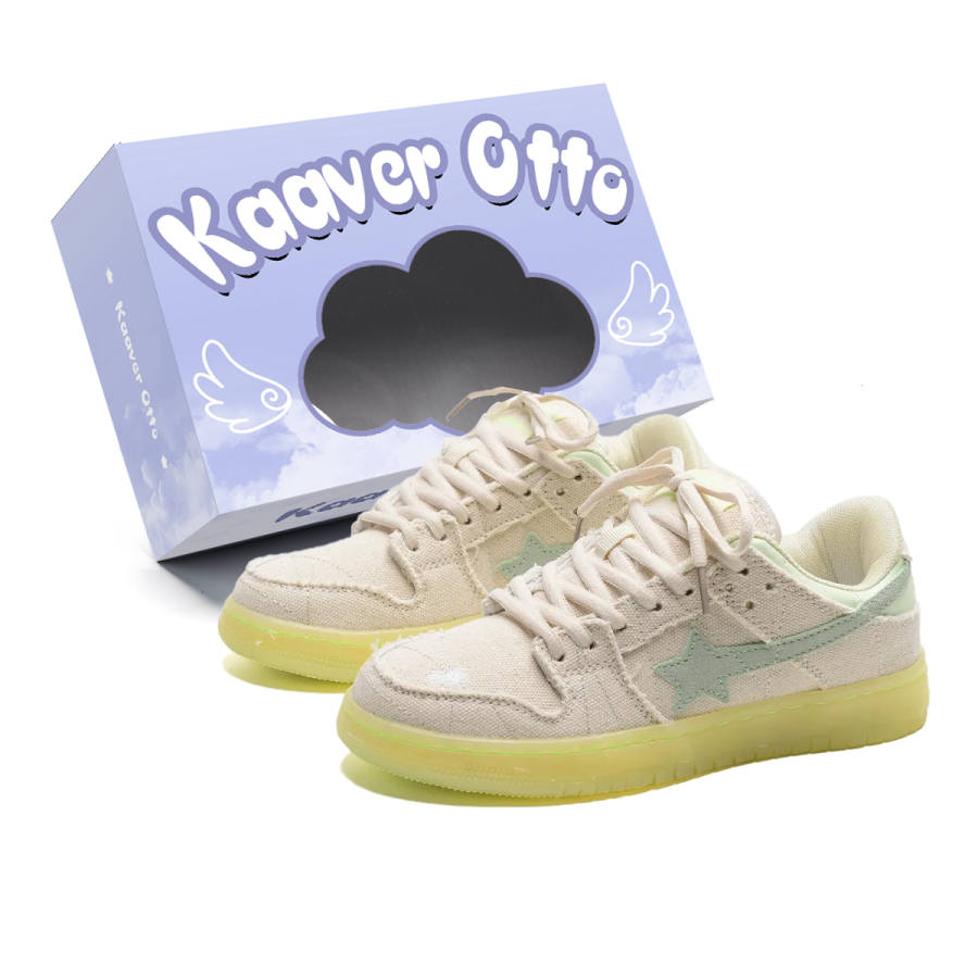 KAAVER OTTO Slip Resistant Cushioning Abrasion Resistant Breathable Skateboard Shoes Unisex