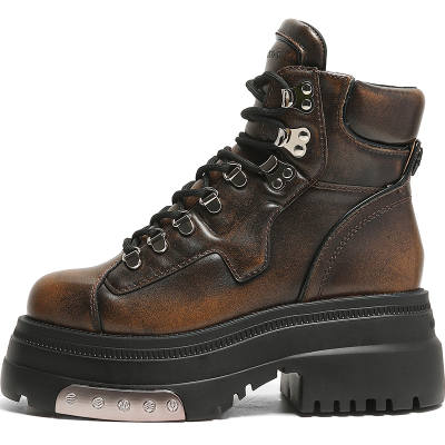 BLOCCO5 Combat Boots Women's Black Gold