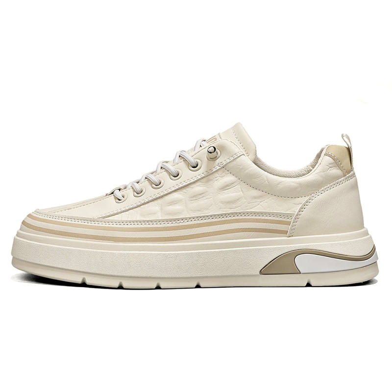 GONGNIUMEILI Pu Low top Skateboard Shoes Men's
