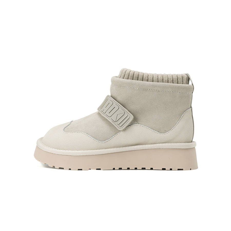 AOKANG Snow Boots Women's Black/Green/Beige