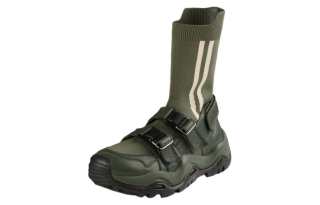 CROQUIS Cow Leather High top Casual Shoes Men's Green
