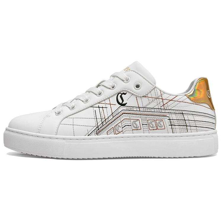 Cabbeen Cabbeen Microfiber Leather Low top Skateboard Shoes Men's