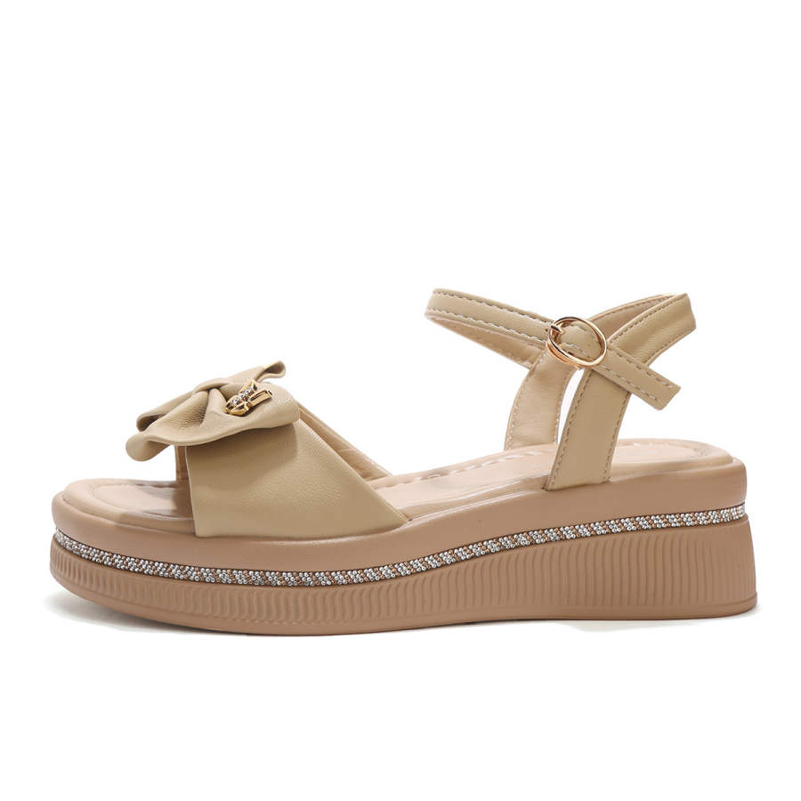 Mulinsen Synthetic Leather One Strap Sandals Women's