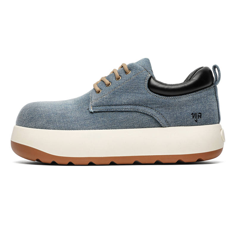 NANJIREN Denim Low top Skateboard Shoes Men's