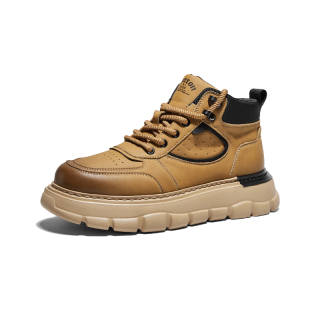 Hautton Jeans Short Combat Boots Men's