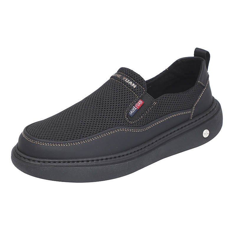 TAIHEYUAN Men's Casual Shoes Men's Low Top Black/Gray