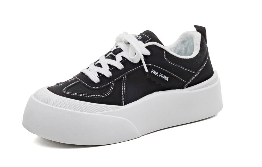 PAUL FRANK Anti Slip, Wear Resistant, Height Increasing, Wrapping, Lightweight Low top Skateboard Shoes Women's