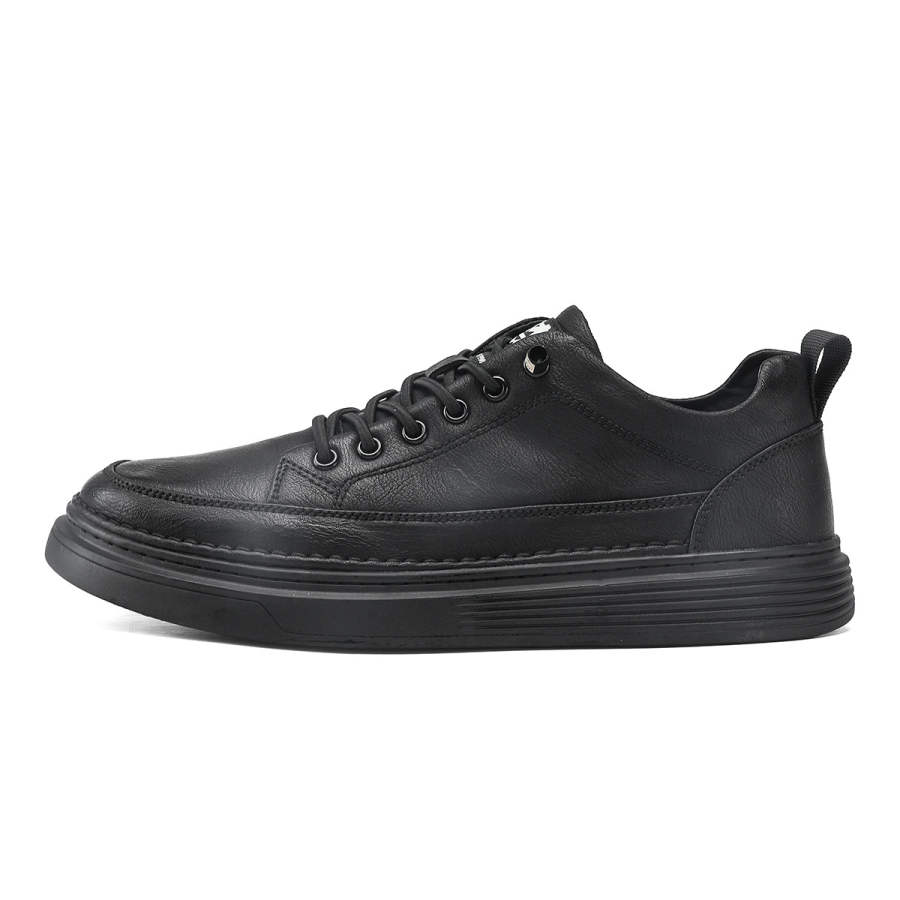 Mulinsen Synthetic Leather Abrasion Resistant Abrasion Resistant Low top Skateboard Shoes Men's