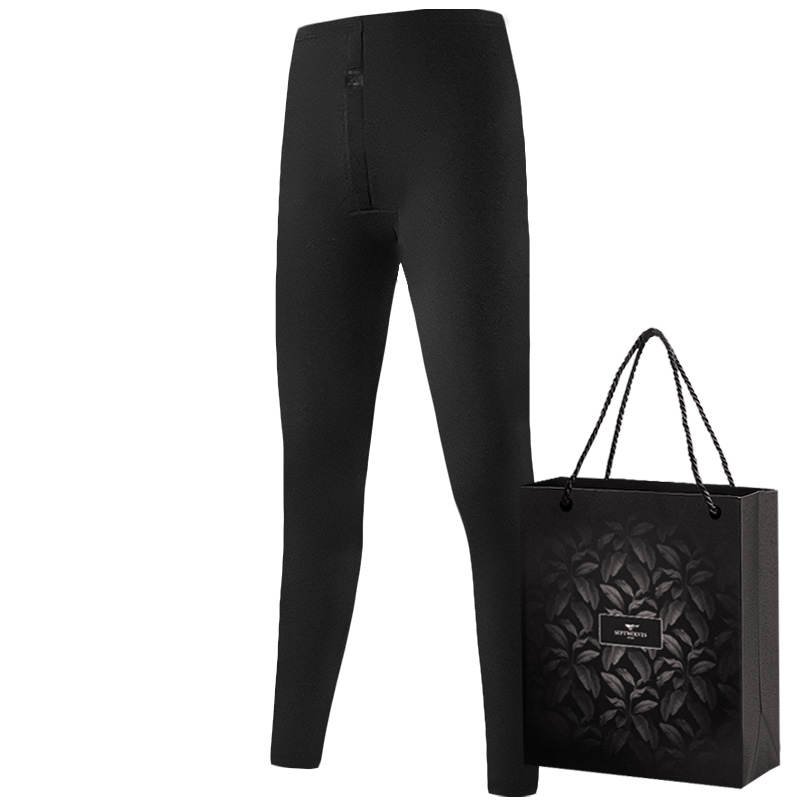 SEPTWOLVES SEPTWOLVES Thermal Pants Fall Winter Men's Shopping Bag Included