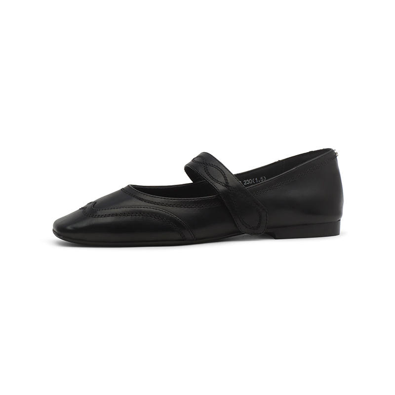 Coup De Foudre Cow Leather Mary Jane Shoes Women's