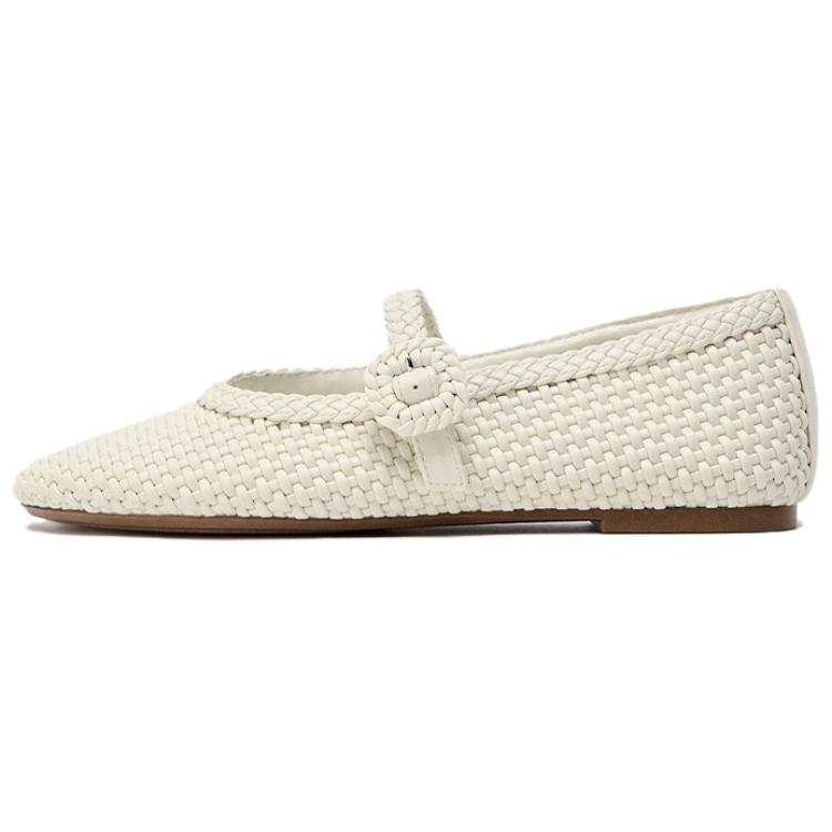 ZARA Pu Casual Shoes Women's White