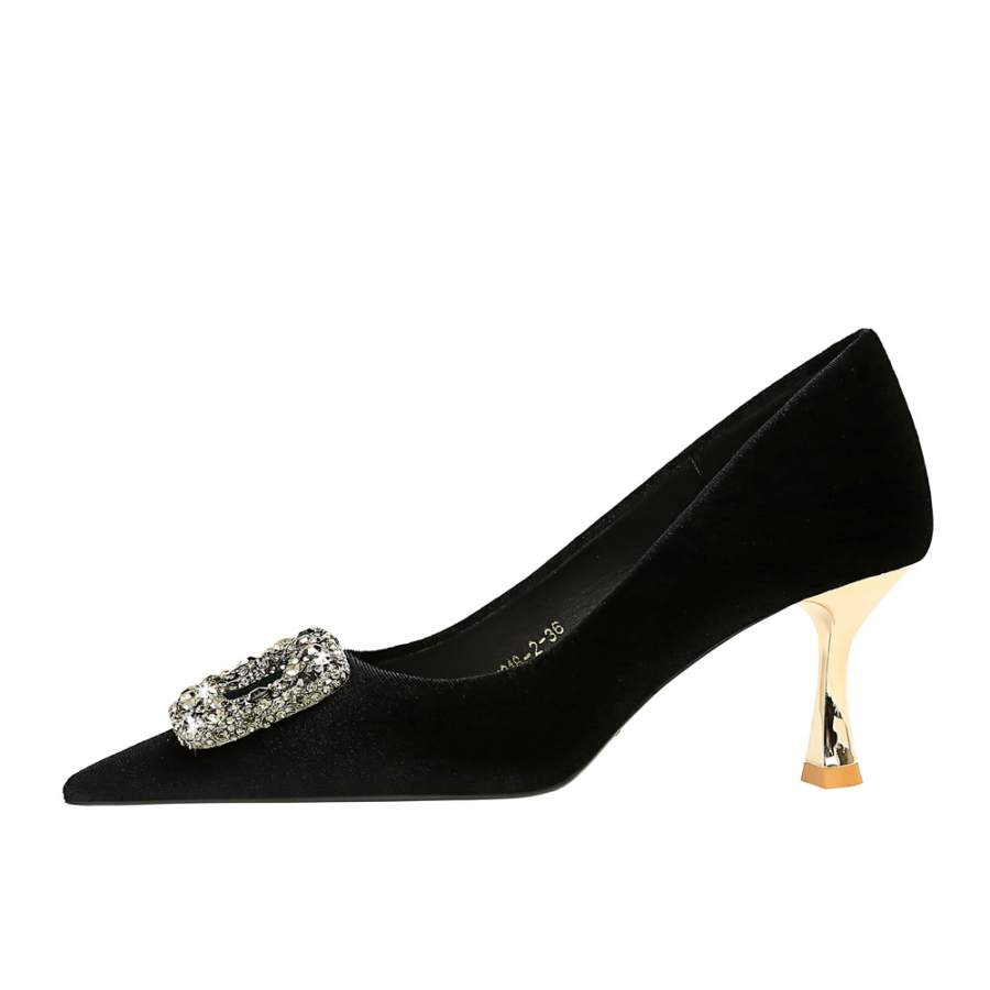 QITUMAUL Suede High Heels Women's