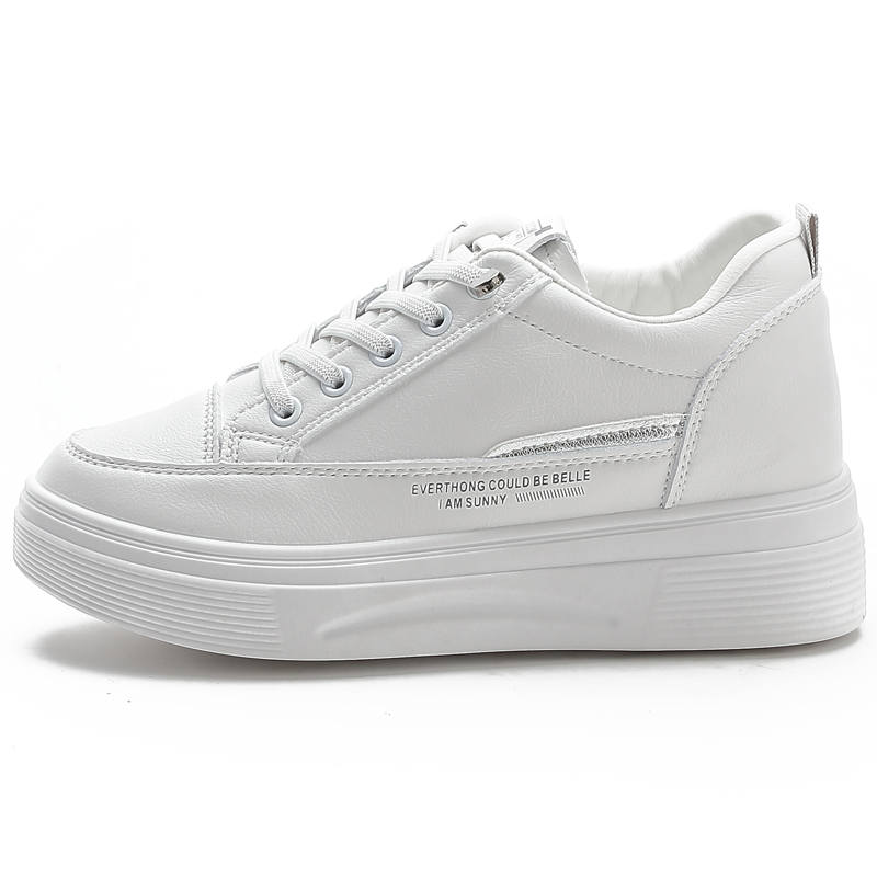 REIHUNG Synthetic Leather Low top Casual Shoes Women's White