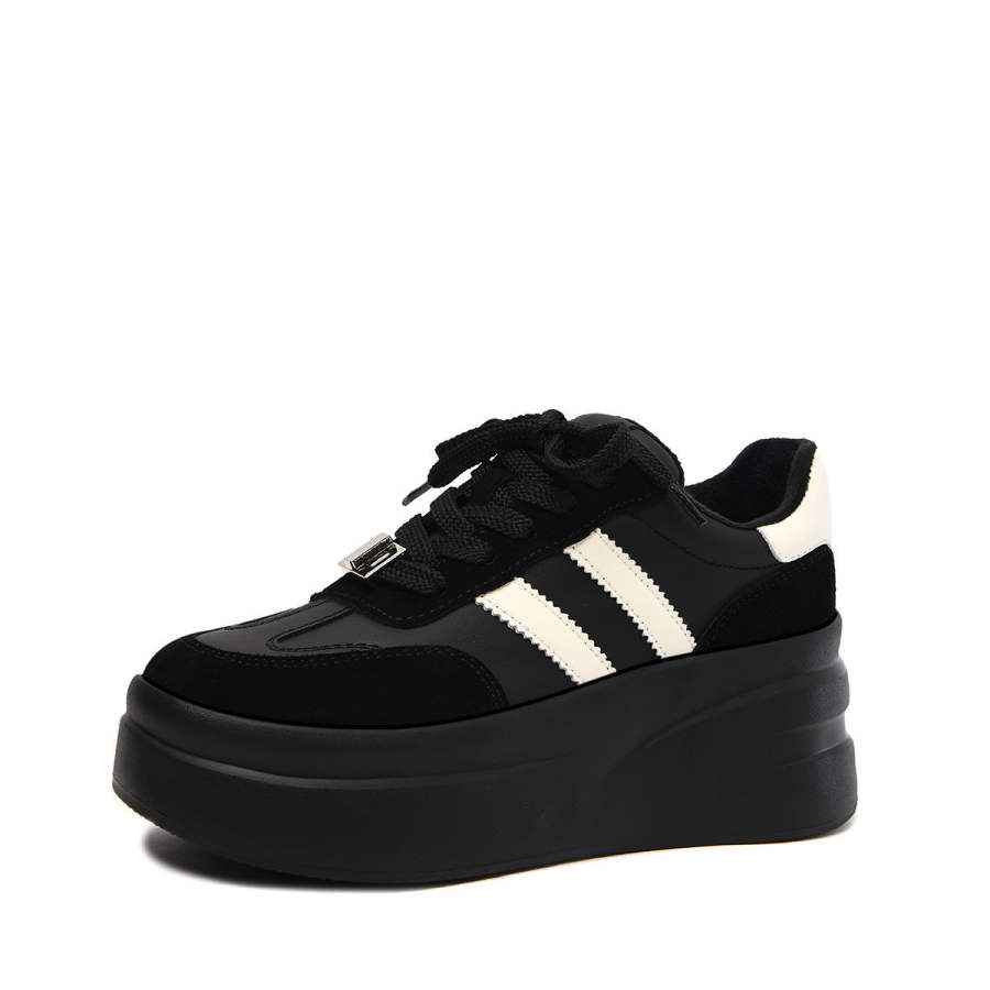 CAMEIDO Height Increasing Height Increasing Mid top Skateboard Shoes Women's