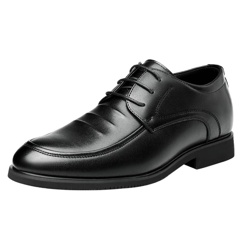 MEXICAN Casual Leather Shoes Men's Low Top Black