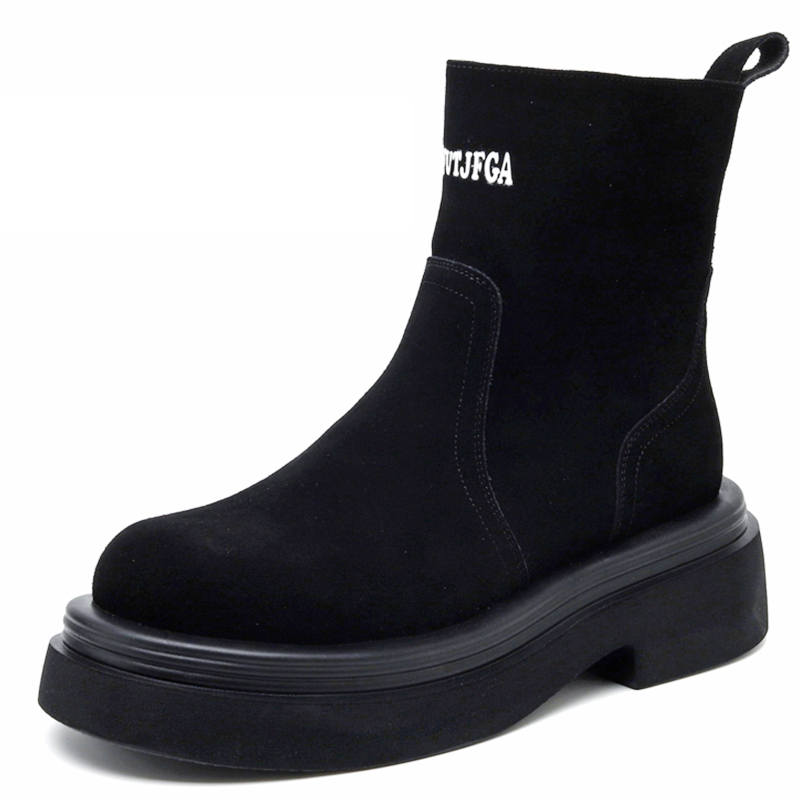 V05 V05 Microfiber Leather Ankle Boots Unisex