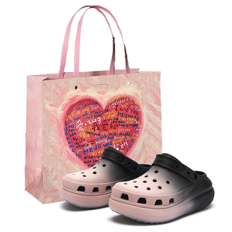 Crocs Crocs EVA Clogs Women's Black Pink