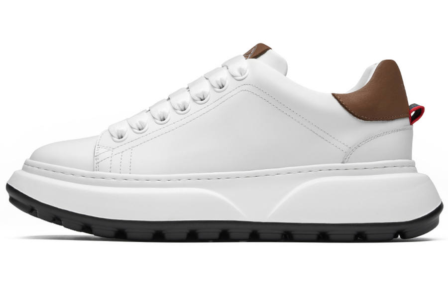 ROBERTA DI CAMERINO Stylish Skateboarding Shoes Men's White Earth Yellow